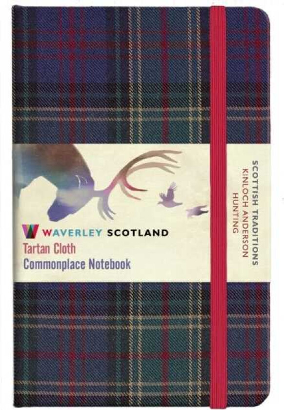 Waverley S.T. (M): Hunting Pocket Genuine Tartan Cloth Commonplace Notebook