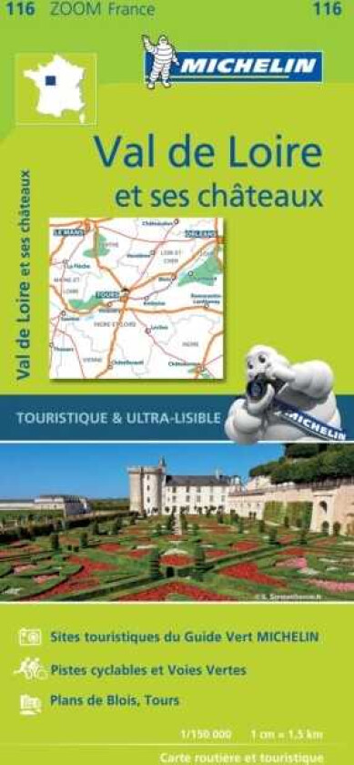 Chateaux of the Loire Zoom Map 116 Map