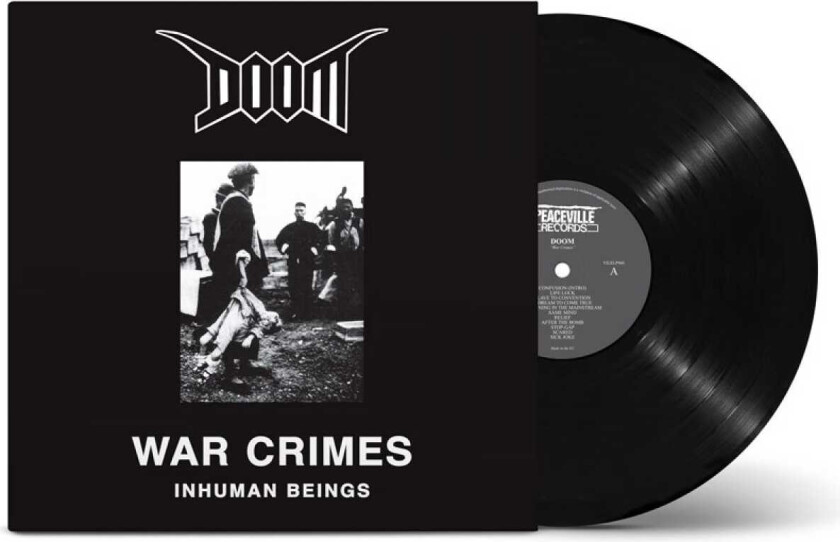 Doom (Metal) War Crimes Inhuman Beings LP/Vinyl