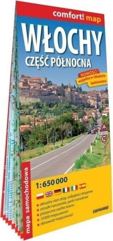 Expressmap Comfort!Kart Wochy Cz. Pónocna 1:650 000 W.2023