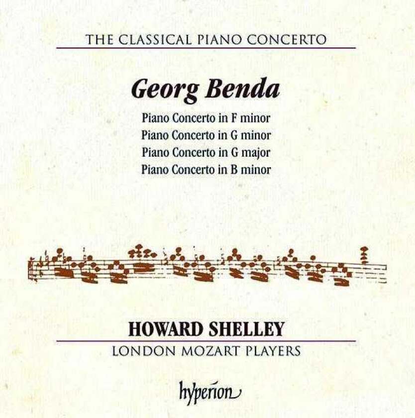 London Mozart Players, Howard Shelley, Georg Benda Benda: Piano Concertos CD