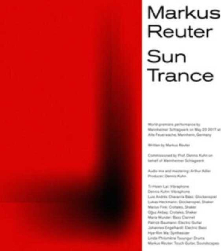 Markus Reuter Sun Trance CD
