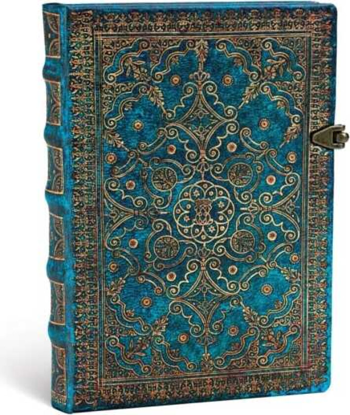 Azure (Equinoxe) Midi Lined Hardcover Journal (Clasp Closure)