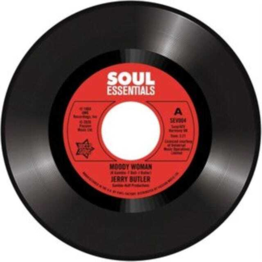 Jerry Butler Moody Woman/Stop Steppin' On My Dreams LP/Vinyl