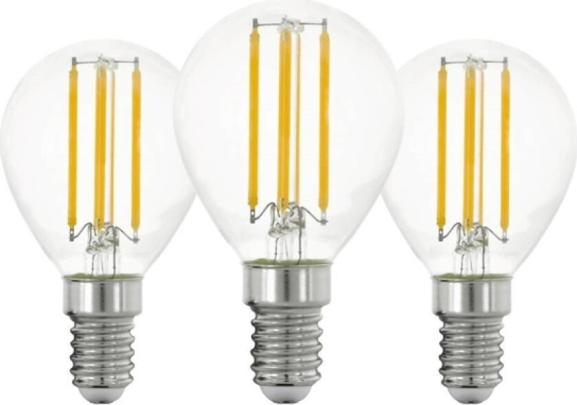 Eglo E14 P45 7W 806Lm 2700K 3 Stk Klar