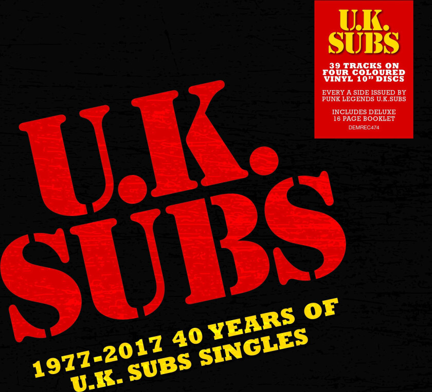 Bilde av U.K. Subs 19772017 40 Years Of Singles LP/Vinyl