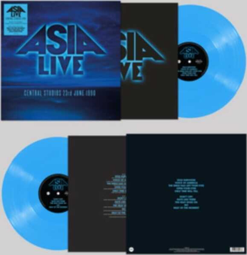 Asia Live Central Studios 1990 LP/Vinyl