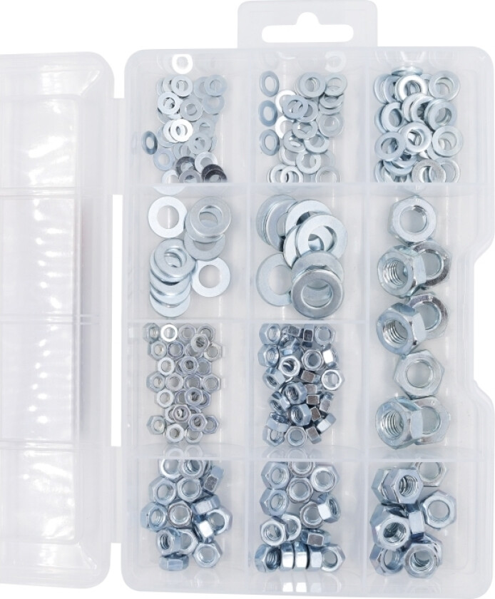 Home It Work ® Skiver Og Møtrikker I Sortimentskasse Med 216