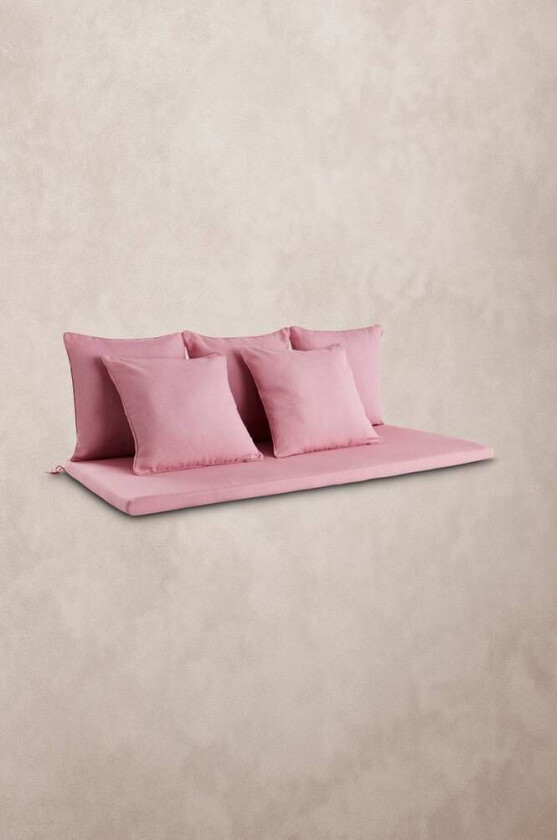 putesett sofa Myk rosa