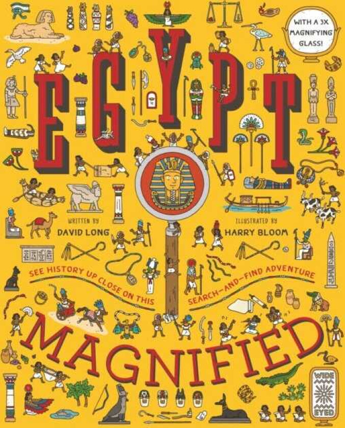 Egypt Magnified With a 3x Magnifying Glass