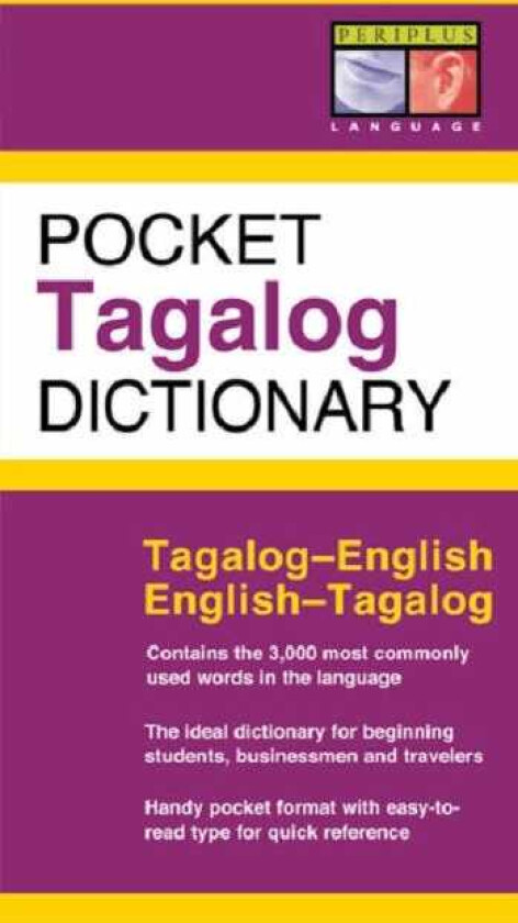 Pocket Tagalog Dictionary  TagalogEnglish EnglishTagalog