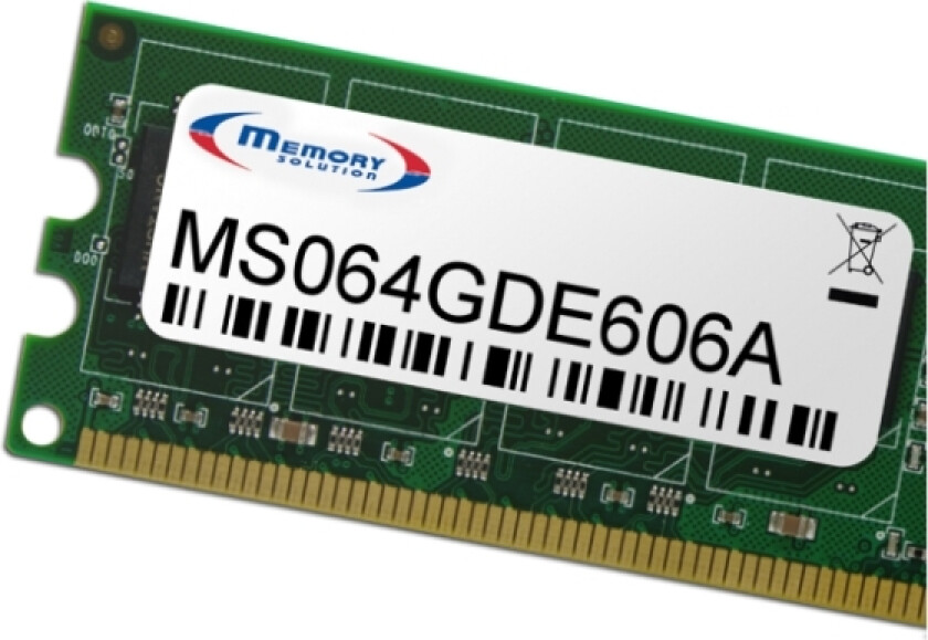 Memorysolution - Ddr4 - 64 Gb - Lrdimm 288-Polig - Load-Reduced - Ecc (Ms064gde606a)