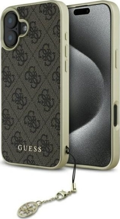 Guhcp16mgf4gbr Iphone 16 Plus 6.7" Brazowy/Brown Hardcase 4G Charms Collection
