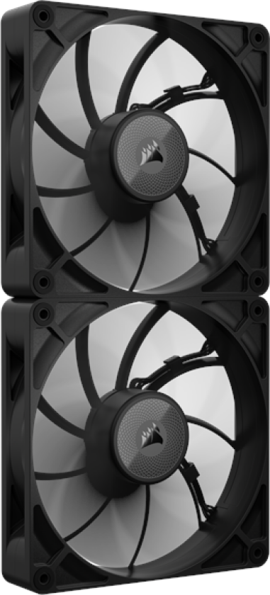 Bilde av iCUE LINK RX140 MAX (2-pack starter kit) - Kabinettvifte - 140mm - Svart - 36 dBA