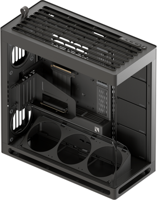 HS 420 VGPU Black - Kabinett - Fulltower - Svart