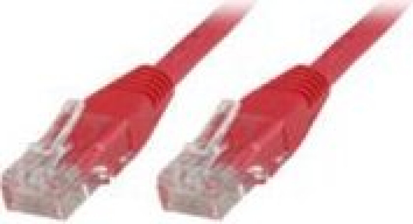 Microconnect - Nettverkskabel - Rj-45 (Hann) Til Rj-45 (Hann) - 15 M - Utp - Cat 5E - Rød