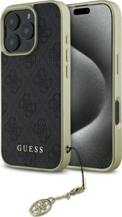 Guhcp16xgf4ggr Iphone 16 Pro Max 6.9" Czarny/Black Hardcase 4G Charms Collection