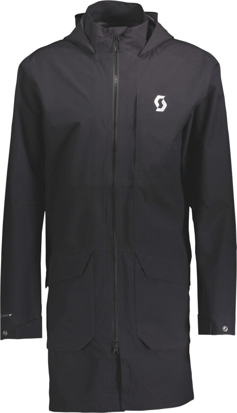 Rain Coat FT Regnjakke Sort/Grå til herre