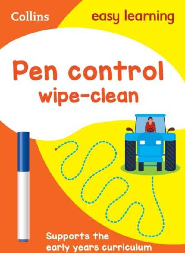 Pen Control Age 35 Wipe Clean Activity Book Ideal for Home Learning