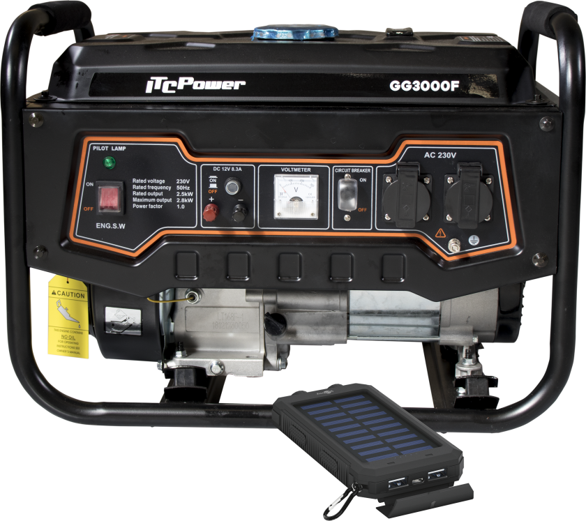 ITC GG3000F generator, julekampagne m/powerbank