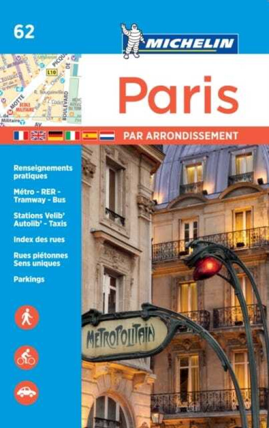 Paris par arrondissement Michelin City Plan 062 City Plans