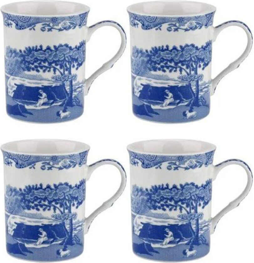 Blue Italian krus 4 stk.