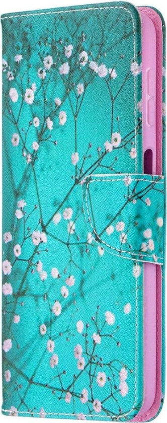 Samsung Galaxy A32 5G Flip deksel i Skinn med Lommebok - Blomstergrener