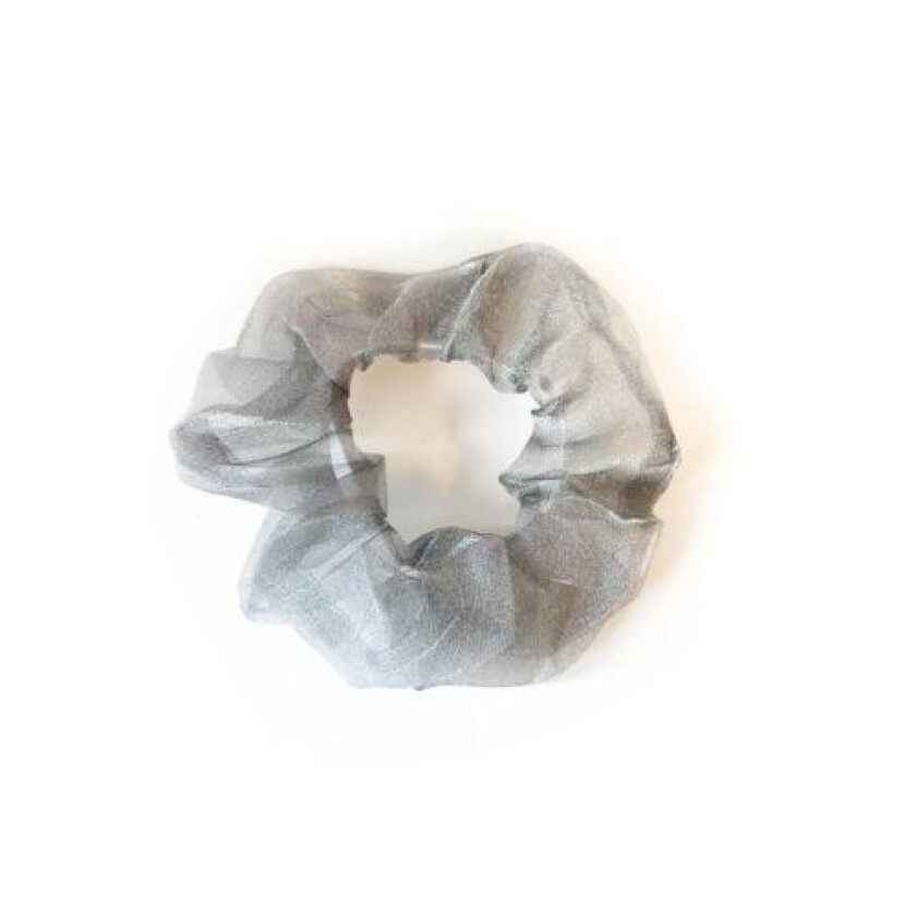 Bilde av Organza Scrunchie Glossy - Organza Scrunchie Glossy Silver