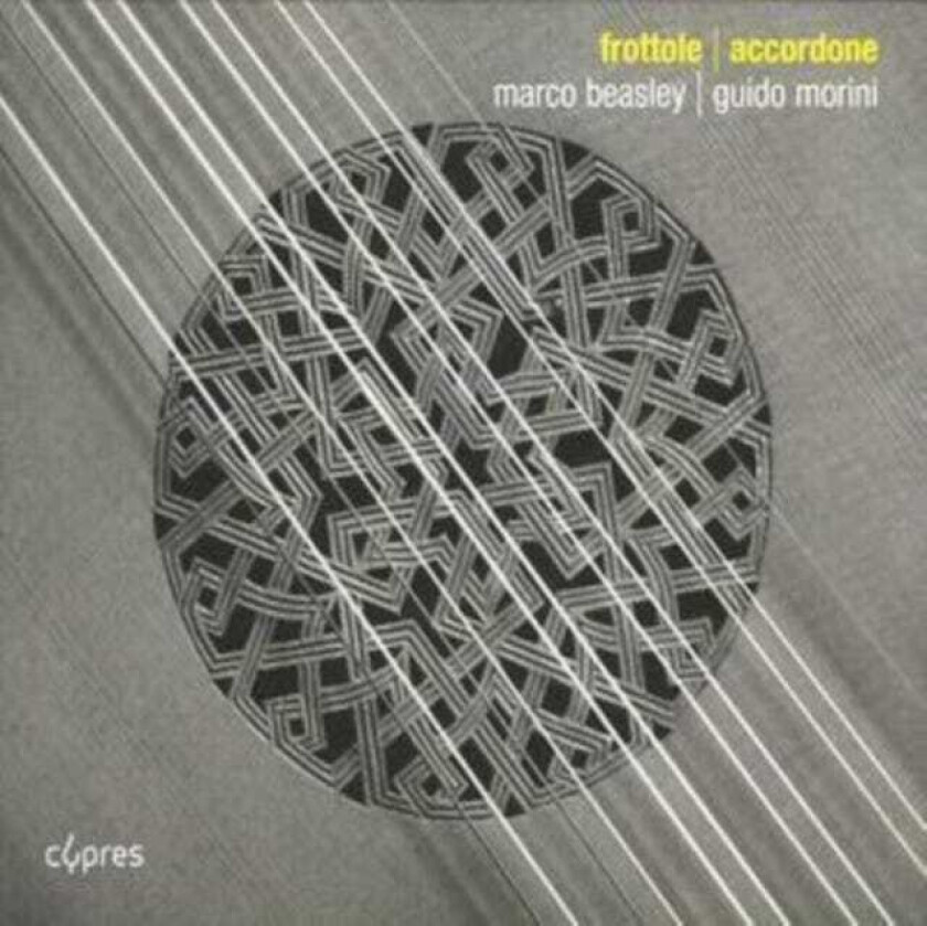 Roland De Lassus, Marco Beasley, Bartolomeo Tromboncino Italian 16th Century Frottole CD