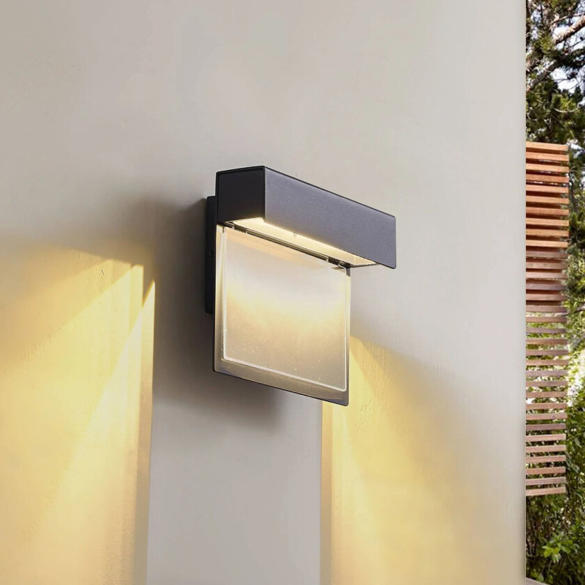 LED husnummerlampe Antal, mørkegrå, aluminium