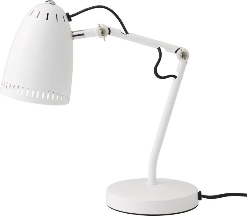 Dynamo bordlampe matt whisper white (hvit)