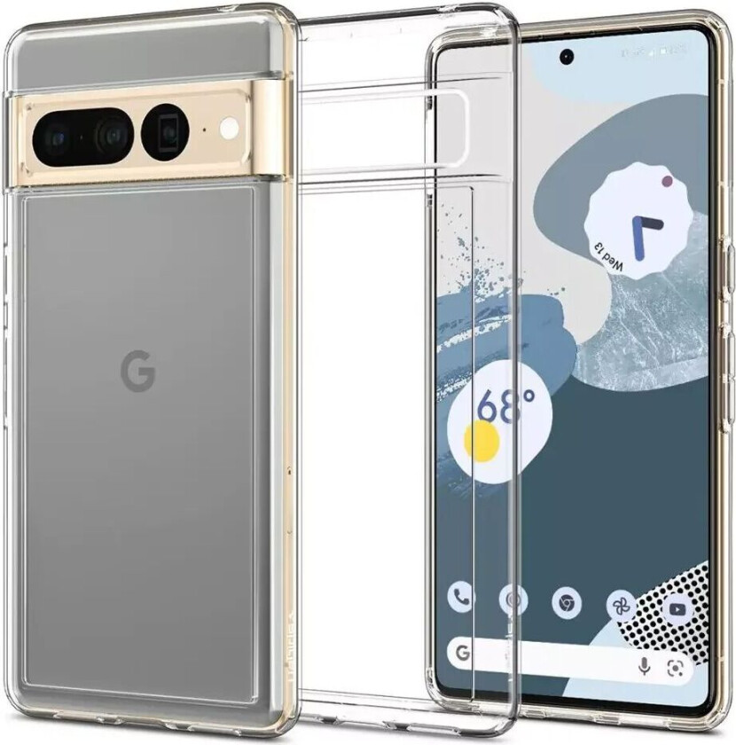 Google Pixel 7 Pro Ultra Hybrid Deksel - Gjennomsiktig