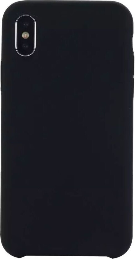 iPhone X / XS Soft Silicone Case - Svart Vol. 2