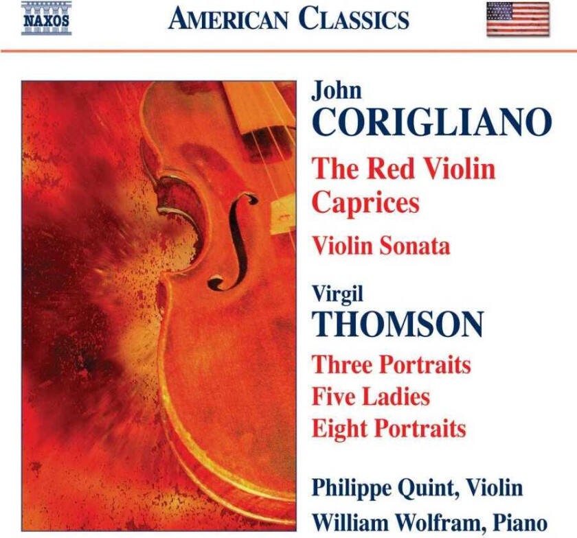 John Corigliano, Virgil Thomson, William Wolfram, Philippe Quint Corigliano: The Red Violin Caprices; Thomson: Three Portraits CD