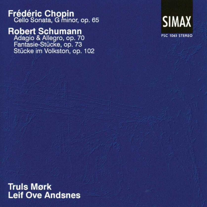 Truls Mørk, Leif Ove Andsnes, Arne Akselberg Chopin/Schumann: Cello and Piano Works CD