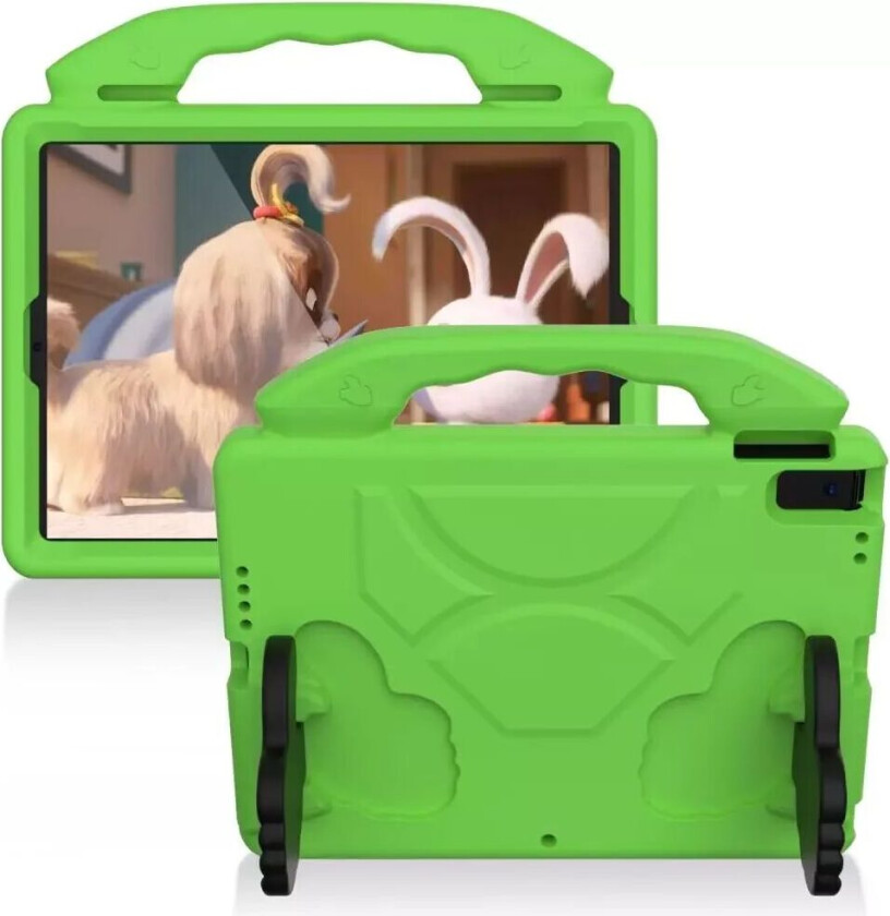 iPad 10.2" (2021 / 2020 / 2019) / Pro 10.5" / Air (2019) / Pro 11" Barn Deksel - Thumb Stativfunksjon Deksel Grønn