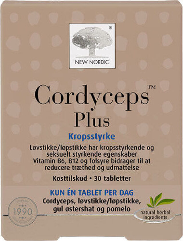 Cordyceps Plus - 30 Tabletter