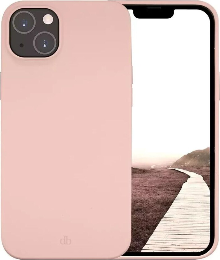 iPhone 14 Plus dbramante1928 Greenland Deksel - 100% Resirkulert Plast - Pink Sand