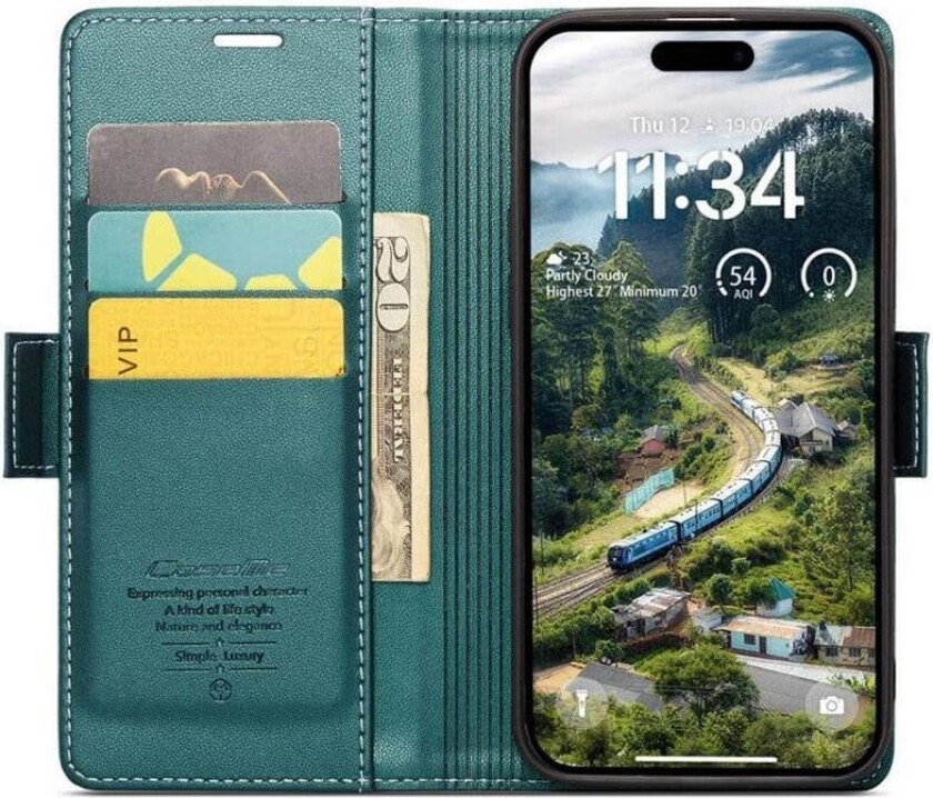 mobildeksel 023 Apple iPhone 16 - Petrol