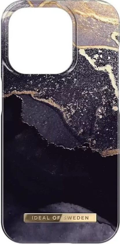 iDeal Of Sweden iPhone 15 Pro Fashion Deksel - MagSafe-Kompatibel - Golden Twilight Marble