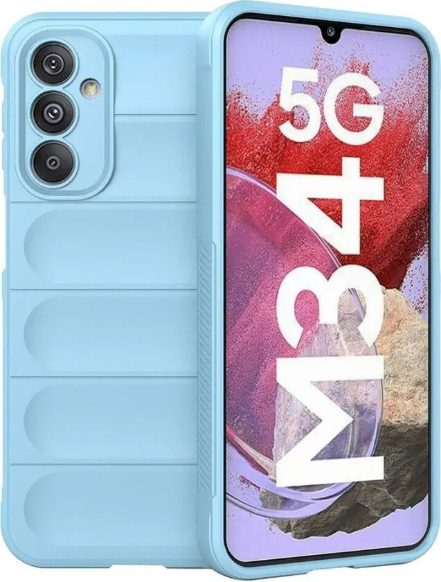 Samsung Galaxy M34 (5G) / F34 (5G) Fleksibelt Plastdeksel - Lyse Blå