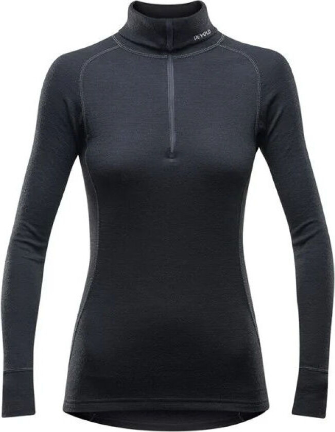 Duo Active Merino 205 Zip Neck Dame A/Black S