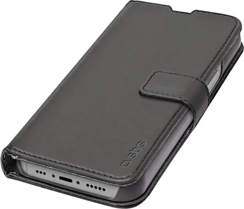 iPhone 14 Plus Wallet Stand Deksel - Svart