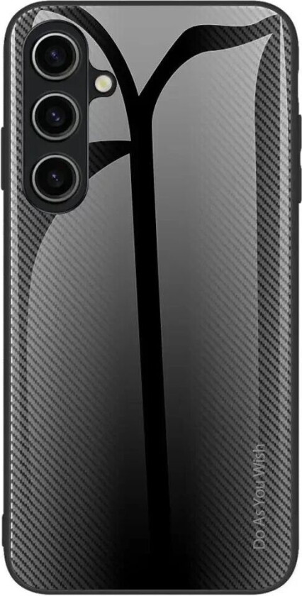 Samsung Galaxy A55 (5G) Deksel m. Glassbakside - Svart