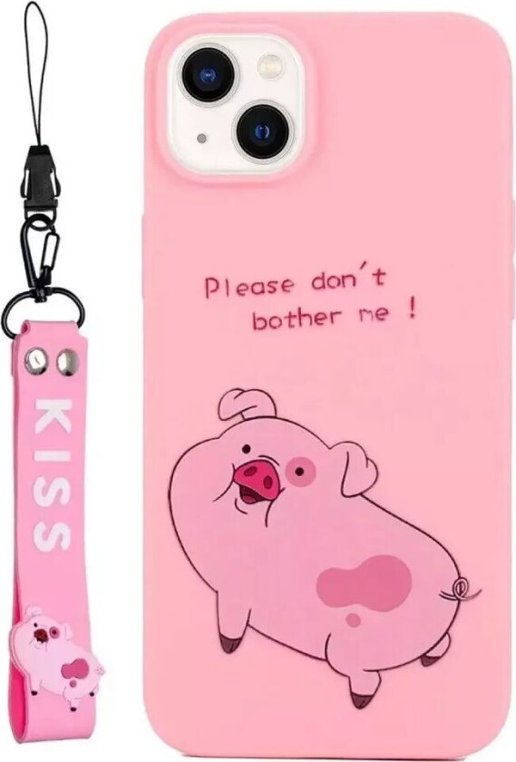 iPhone 14 fleksibelt plastdeksel - Gris