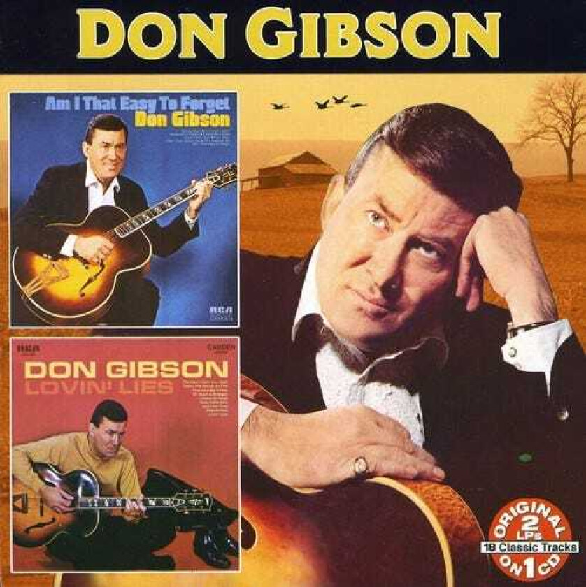Don Gibson Am I That Easy To Foregt?/Lovin' Lies CD
