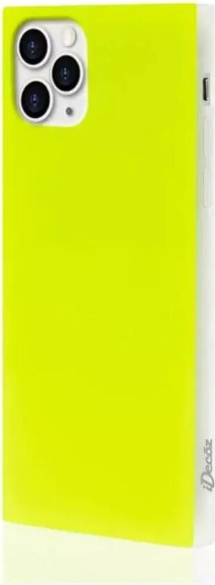 iPhone 11 Pro iDecoz Deksel - Neon Gul