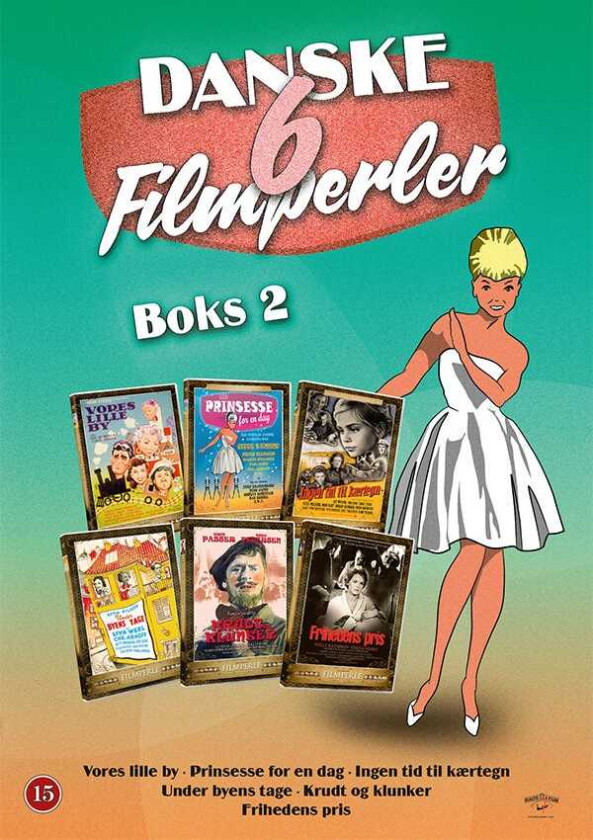 6 Danske Filmperler Boks 2 DVD
