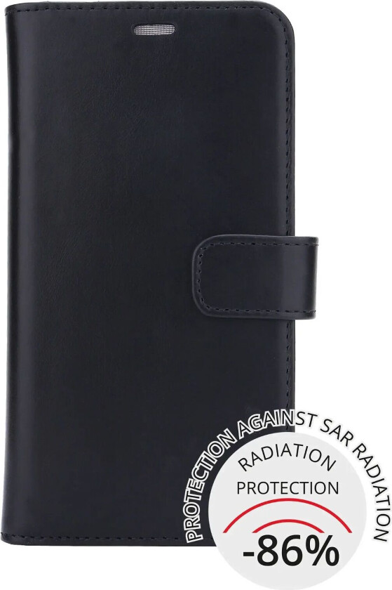 RadiCover 2-in-1 - Samsung S20+ (Plus) - Ekte Skinn Deksel - 86% Strålevern- Svart
