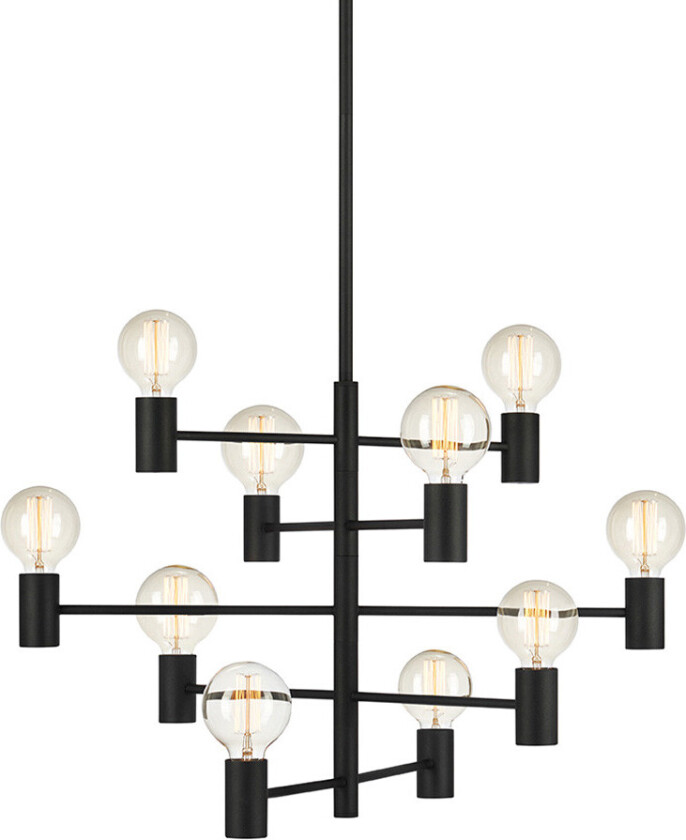 - Paris Lysekrone Svart